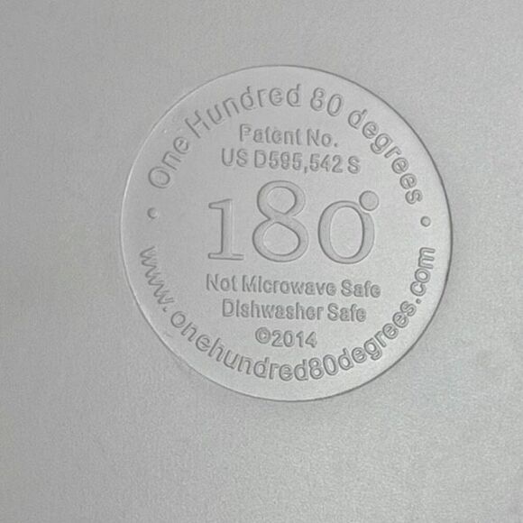 One Hundred 80 Degrees Bicycle 4 Melamine Paper Plate Look 9" Mary Lake Thompso - Picture 6 of 11